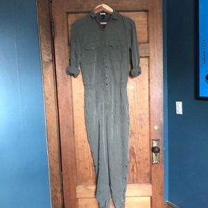 Army green flightsuit